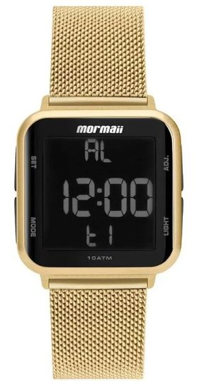 Relógio digital mormaii digi dourado mo6600ah/8d Dourado