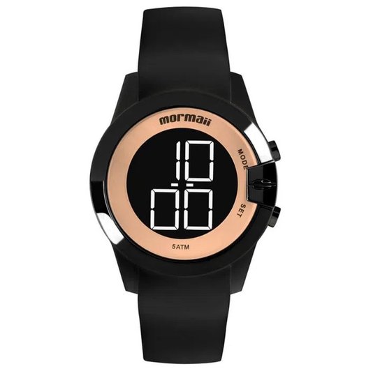 Relógio Mormaii MO13001A8J - Preto/Dourado