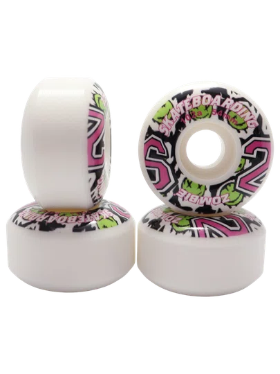 Roda 62 Zombie Modelo 002 54mm 102A - Preto/Rosa