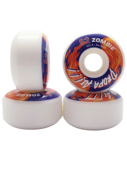 Roda 62 Zombie Modelo 008 54mm 102a - Azul/Laranja