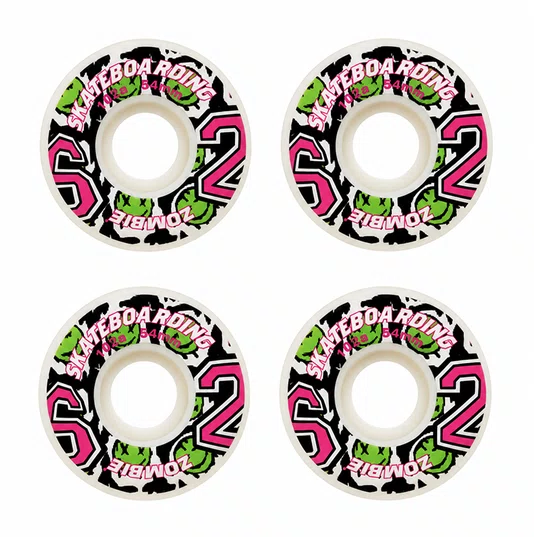 Roda 62 Zombie Modelo 008 54MM 102A - Multicores