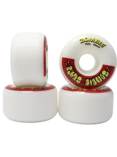 Roda 62 Zombie Modelo 014 54mm 102A - Vermelho/Branco