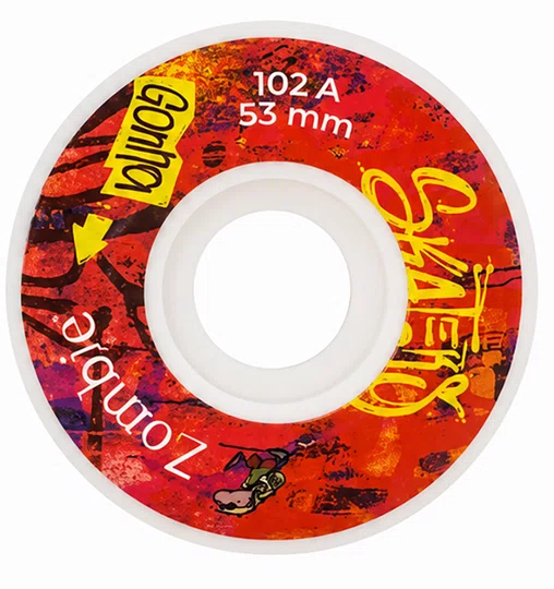 Roda 62 Zombie Modelo 016 53MM 102A - Multicores