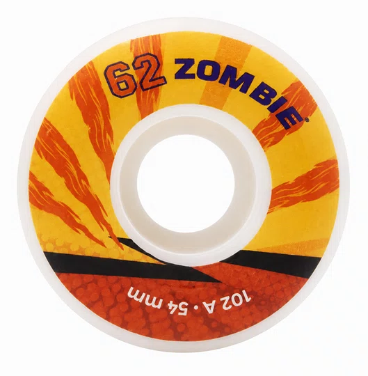Roda 62 Zombie Modelo 019 54MM 102A - Laranja