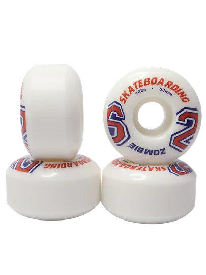 Roda 62 Zombie Modelo 020 53mm 102A - Azul/Vermelho