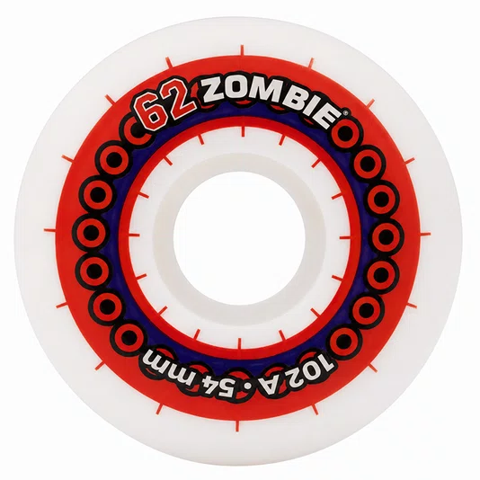 Roda 62 Zombie Modelo 021 54MM 102A - Laranja