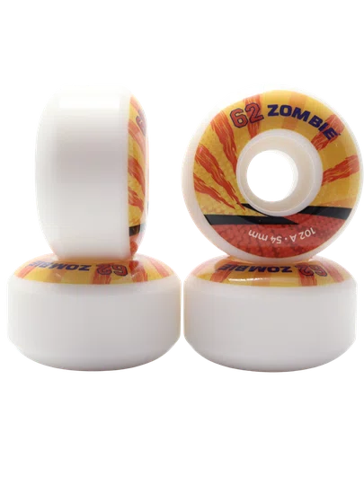 Roda 62 Zombie Modelo 021 54MM 102A - Vermelho/Laranja