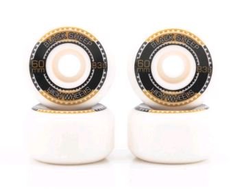 Roda Blacksheep Imp 60mm 83B - Branco/Preto