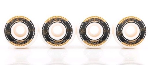 Roda Blacksheep Imp 60mm 83B - Branco/Preto