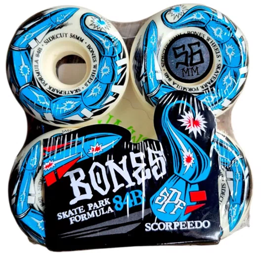 Roda Bones Scorpeedo 56MM - Azul