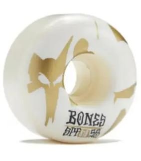 Roda Bones SPF Reflection 56MM 81B - Branco/Dourado