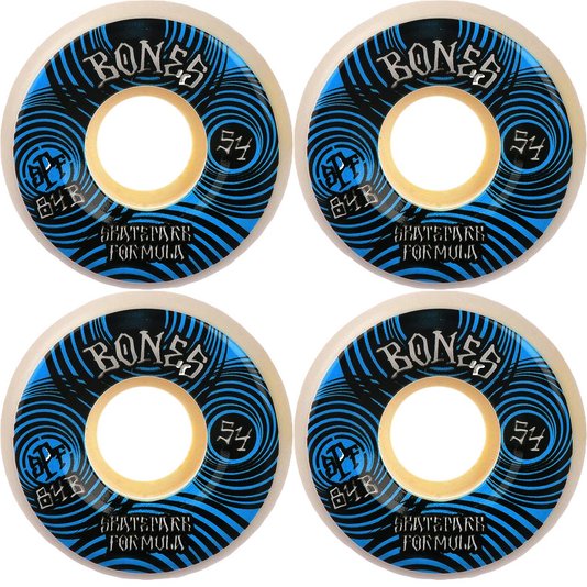 Roda Bones SPF Ripples 54MM 84B P5 Sodecut - Branco