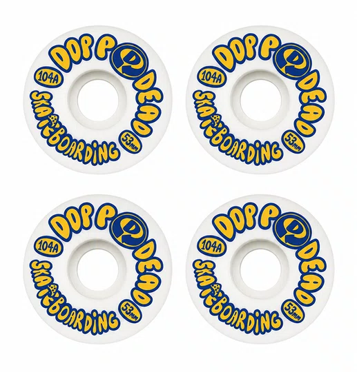 Roda Drop Dead SHR Style 53MM 104A - Branco/Azul