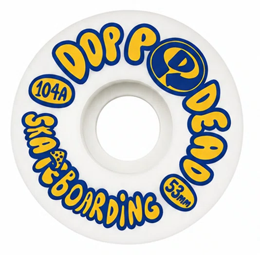 Roda Drop Dead SHR Style 53MM 104A - Branco/Azul