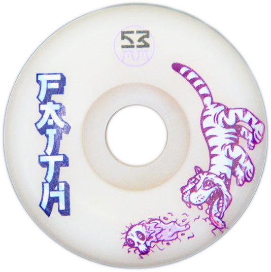 Roda Faith Tiger Importada - Branco
