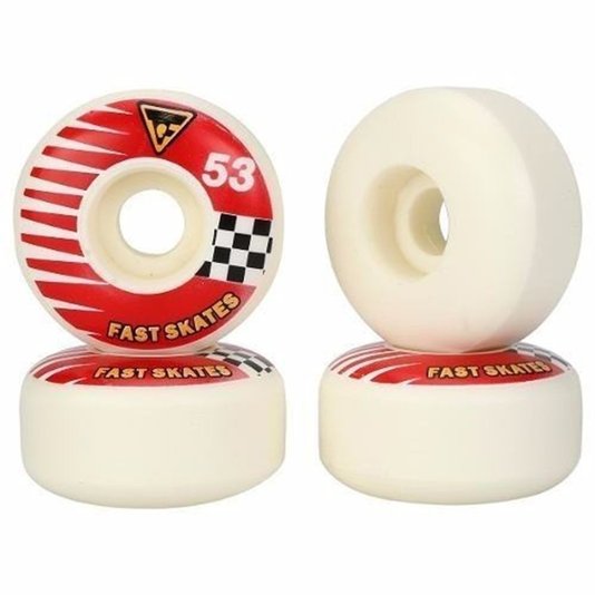 Roda Fast Skate 53mm 100A Vermelho