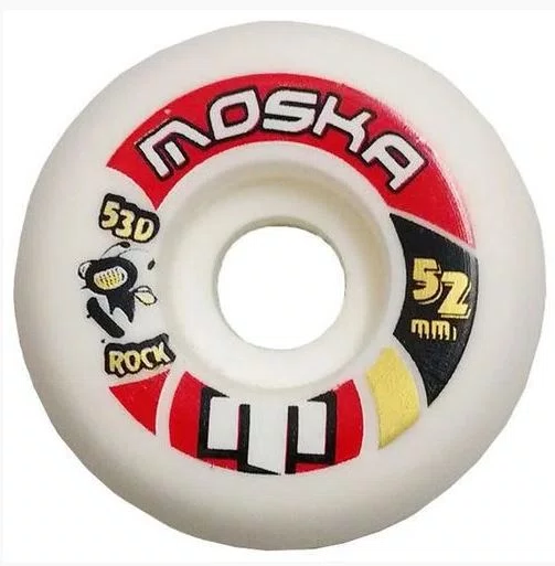 Roda Moska 52MM 1004 - Branco