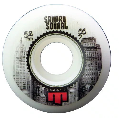 Roda Moska 52MM Sandro Sobral - Branco