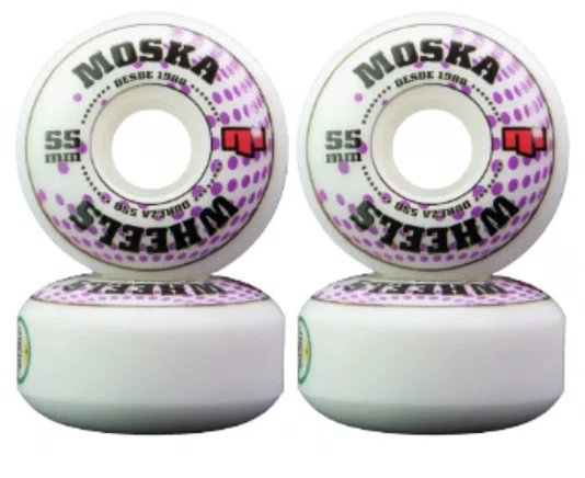 Roda Moska 54MM Rock - Branco
