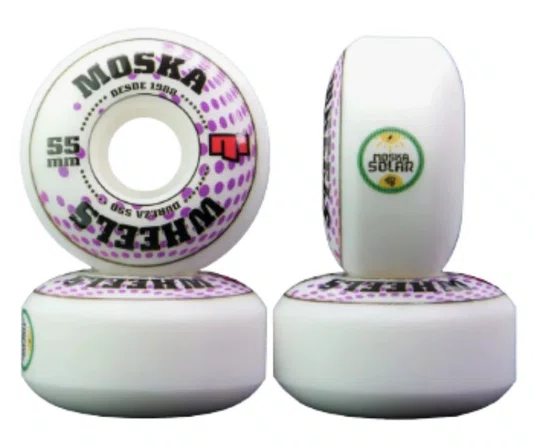 Roda Moska 54MM Rock - Branco