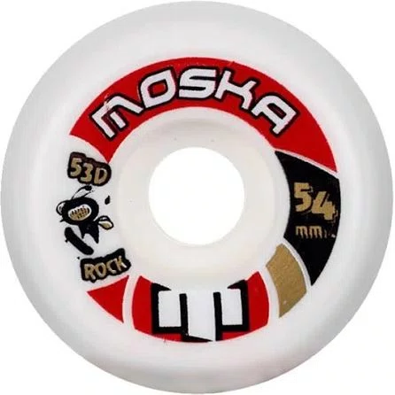 Roda Moska 54MM Salve O Planeta - Branco