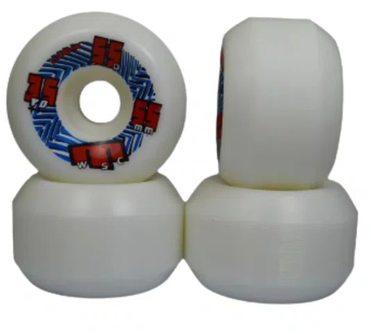 Roda Moska 55MM 55D WSC 1076 - Branco
