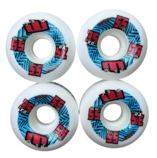 Roda Moska 55MM 55D WSC 1076 - Branco