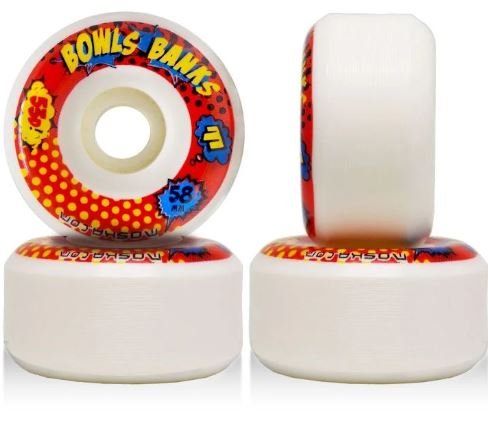 Roda Moska Bowis Banks 58MM - Branco