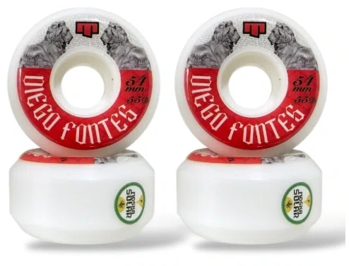 Roda Moska Diego Fontes 54MM 1058 - Branco