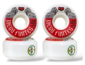 Roda Moska Diego Fontes 54MM 1058 - Branco