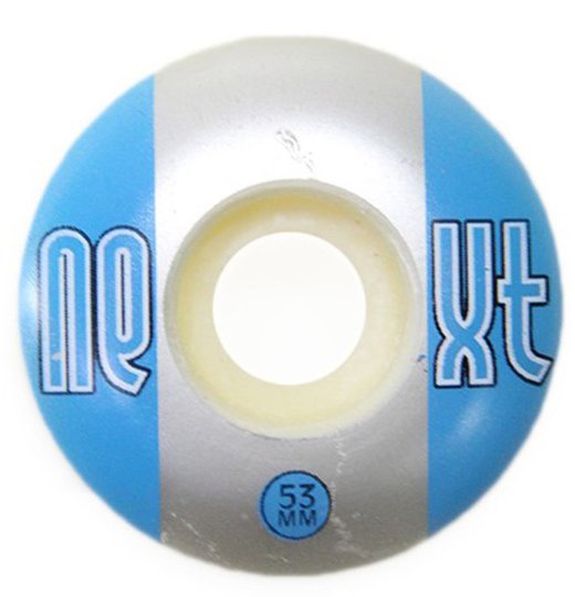 Roda Next 53mm - Branco/Azul