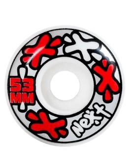 Roda Next 53MM - Branco/Vermelho
