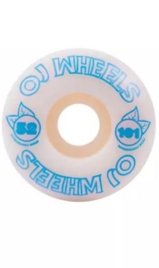 Roda OJ Concentrates Hardline 52mm 101A - Branco/Azul