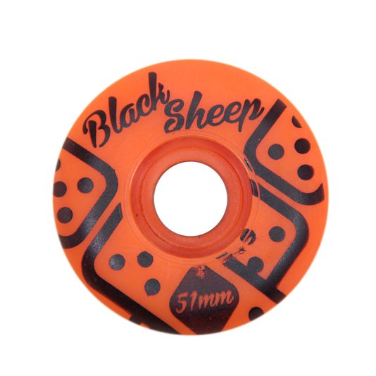 Roda Skateboard Black Sheep Game 51mm - Laranja