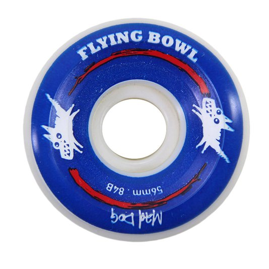 Roda Skateboard Flying Bowl Mad Dog 56mm - Azul