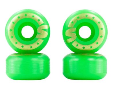 Roda Solo Iniciante Logo S 51mm - Verde