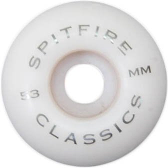 Roda Spitifire Classics - Branco/Laranja