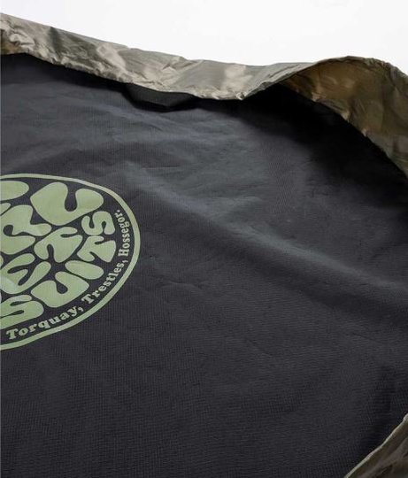 Saco Impermeável Rip Curl Surf Series Change Mat Diametro 120 cm - Chumbo/Verde