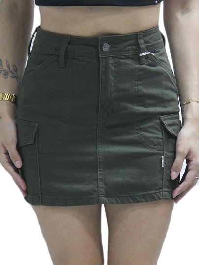Saia Cargo Feminina Billabong Hilary - Verde