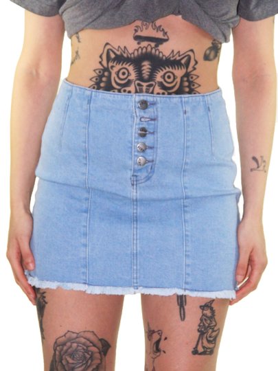 Saia Feminina Roxy Disty Days - Jeans
