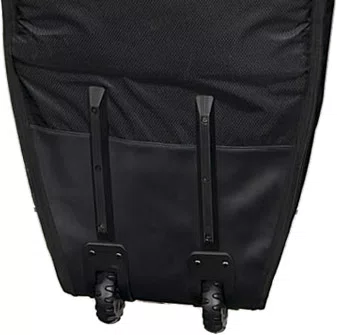 Sarcófago Triplo de Viagem Bully’s para Pranchas de Surf com Rodas Premium 6.6 - Preto