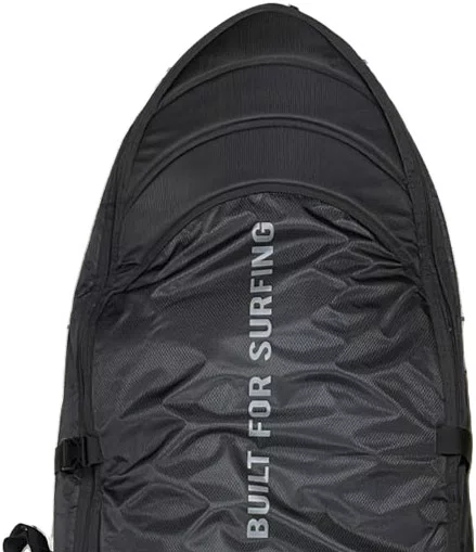Sarcófago Triplo de Viagem Bully’s para Pranchas de Surf com Rodas Premium 7.0  - Preto