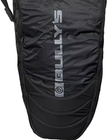 Sarcófago Triplo de Viagem Bully’s para Pranchas de Surf com Rodas Premium 7.0  - Preto