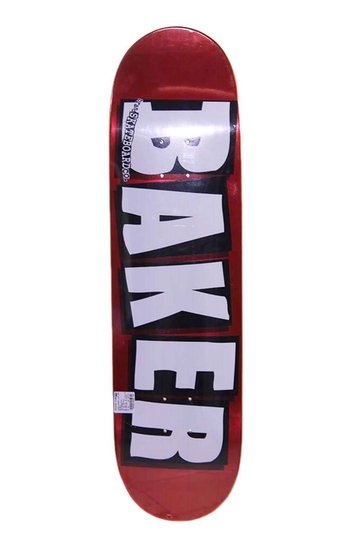 Shape Baker Logo Maple 8.5' - Bordô/Preto