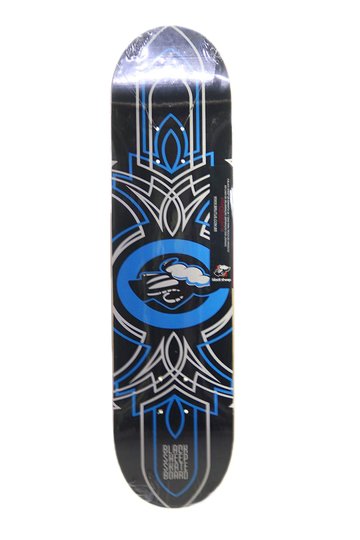 Shape Blacksheep Marfim Logo - Preto/Azul