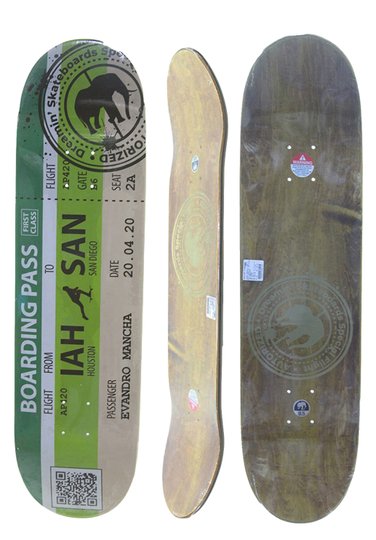 Shape Dreamin Hard Maple Especial Pro Model Evandro Mancha - Verde/Bege