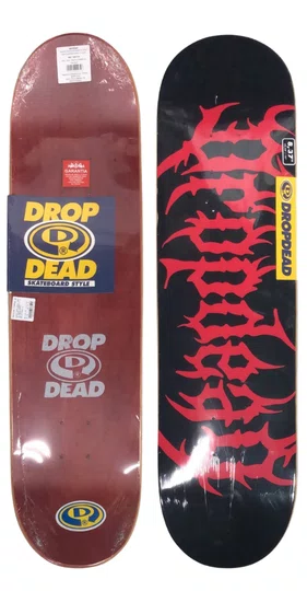 Shape Drop Dead Marfim Borned 8.37 - Preto/Vermelho