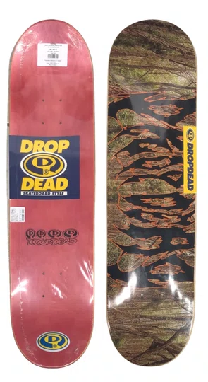 Shape Drop Dead Marfim Font Serie Vegetal 8.0 - Preto/Verde