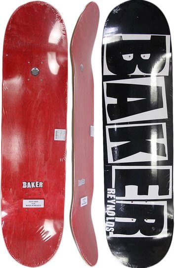 Shape para Skateboard Baker Logo - Preto