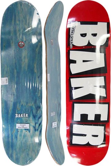 Shape para Skateboard Baker Logo - Vermelho